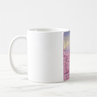 Mt Fuji Sakura Tree Japanese Cherry Blossom Mount Coffee Mug