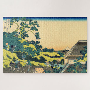Mt Fuji Seen From The Mishima Pass Hokusai 1830 Jigsaw Puzzle