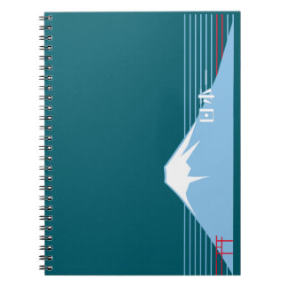 Mt. Fuji seen from the northeast. Notebook