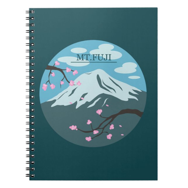 Mt. Fuji Spiral Notebook (Front)