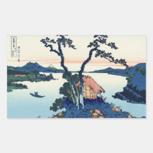 Mt. Fuji view 35 Rectangular Sticker