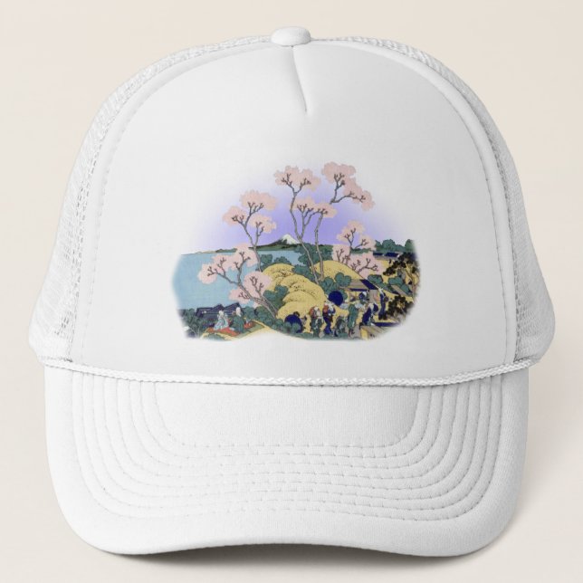 Mt. Fuji view 36+01 Trucker Hat (Front)