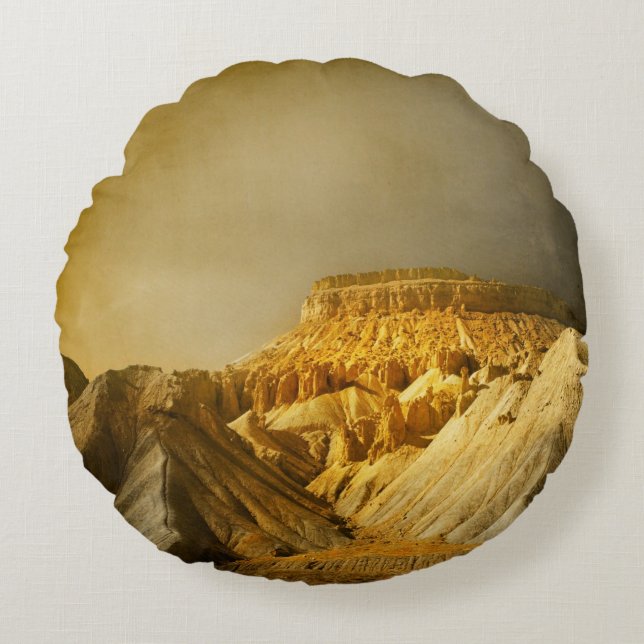 Mt. Garfield Round Cushion (Front)