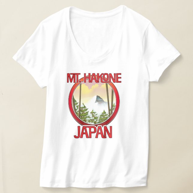 Mt. Hakone Japan T-Shirt (Laydown)