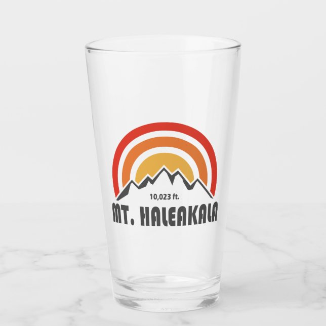 Mt. Haleakala Glass (Front)