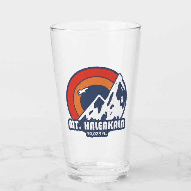 Mt. Haleakala Hawaii Sun Eagle Glass (Front)