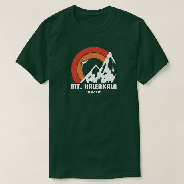 Mt. Haleakala Hawaii Sun Eagle T-Shirt (Design Front)