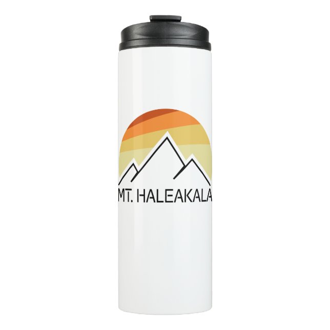 Mt. Haleakala Retro Thermal Tumbler (Front)