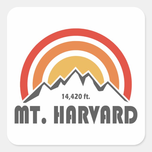 Mt. Harvard Square Sticker (Front)