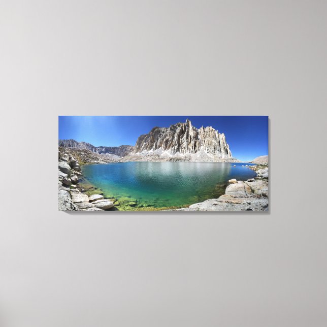 Mt Hitchcock Over Lower Hitchcock Lake 2 - Sierra Canvas Print (Front)