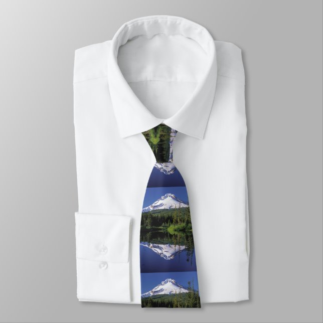 Mt. Hood And A Mirror Lake Tie (Tied)