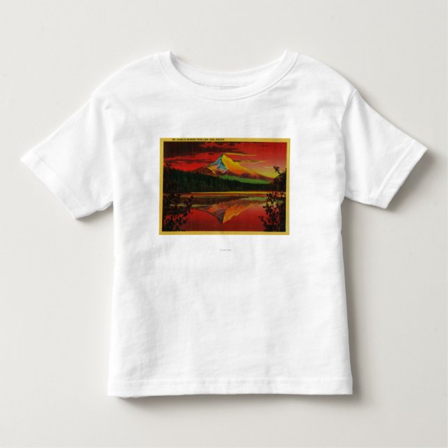 Mt. Hood at Sunrise from Lost Lake, Oregon Toddler T-Shirt (Front)