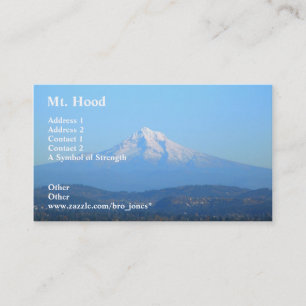 Mt. Hood Business Card
