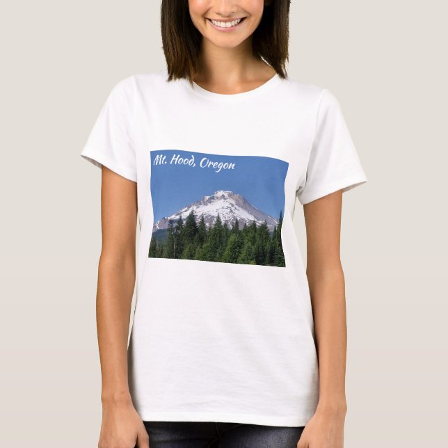 Mt. Hood from Mount Hood Ski Bowl T-Shirt (Front)