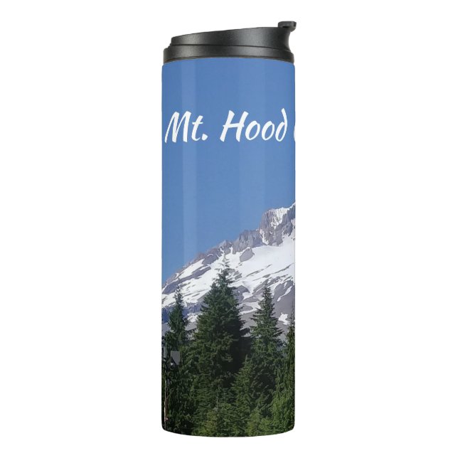 Mt. Hood From Mt. Hood Ski Bowl Thermal Tumbler (Rotated Left)
