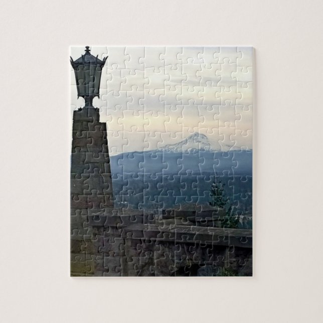 Mt. Hood from Rocky Butte, Portland, Oregon Jigsaw Puzzle (Vertical)