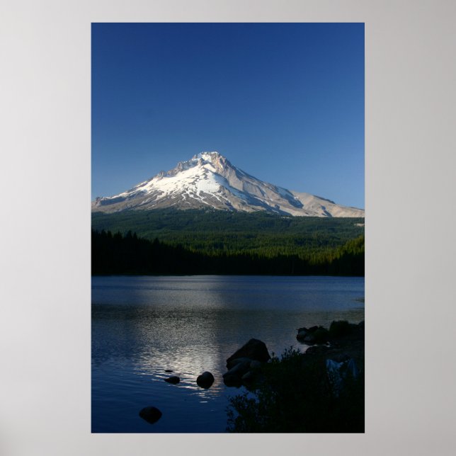 Mt. Hood from Trillium Lake Poster (Front)