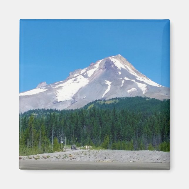 Mt. Hood in Summer, Oregon Magnet (Front)