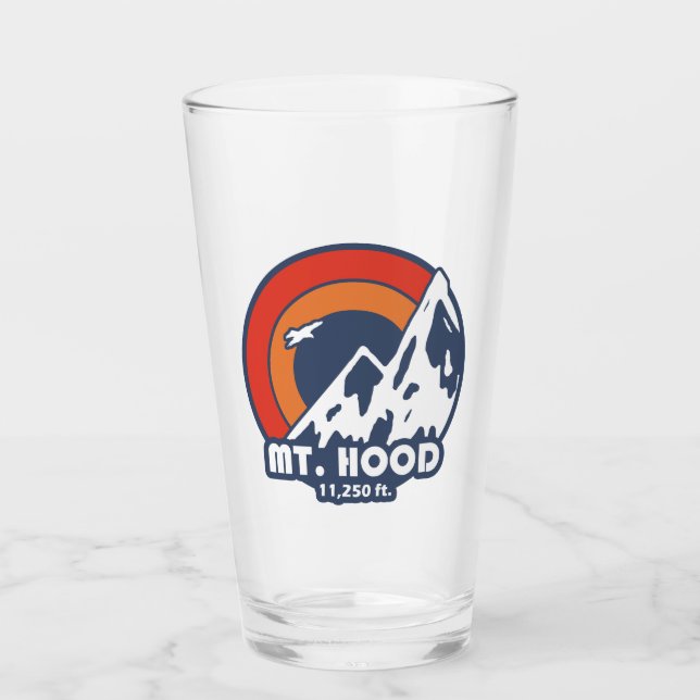 Mt. Hood Oregon Sun Eagle Glass (Front)