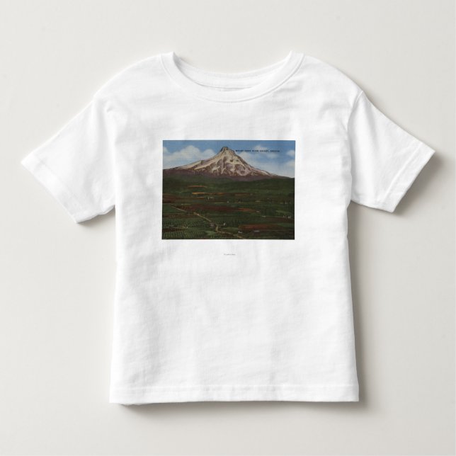 Mt. Hood, Oregon - View of Mountain from Hood 2 Toddler T-Shirt (Front)