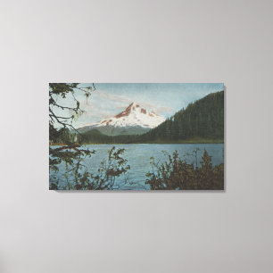 Mt. Hood, Oregon - View of Mountain from Lost Canvas Print