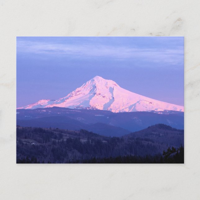Mt. Hood Sunrise Postcard (Front)