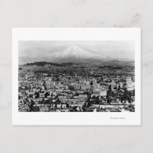 Mt. Hood View from Portland, Oregon Photograph Postcard