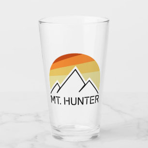 Mt. Hunter Alaska Retro Glass