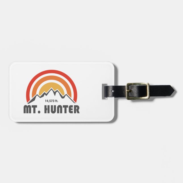 Mt. Hunter Luggage Tag (Front Horizontal)