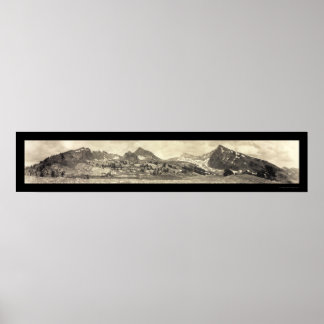 Mt Hyndman ID Photo 1911 Poster