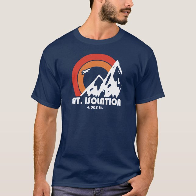 Mt. Isolation New Hampshire Sun Eagle T-Shirt (Front)