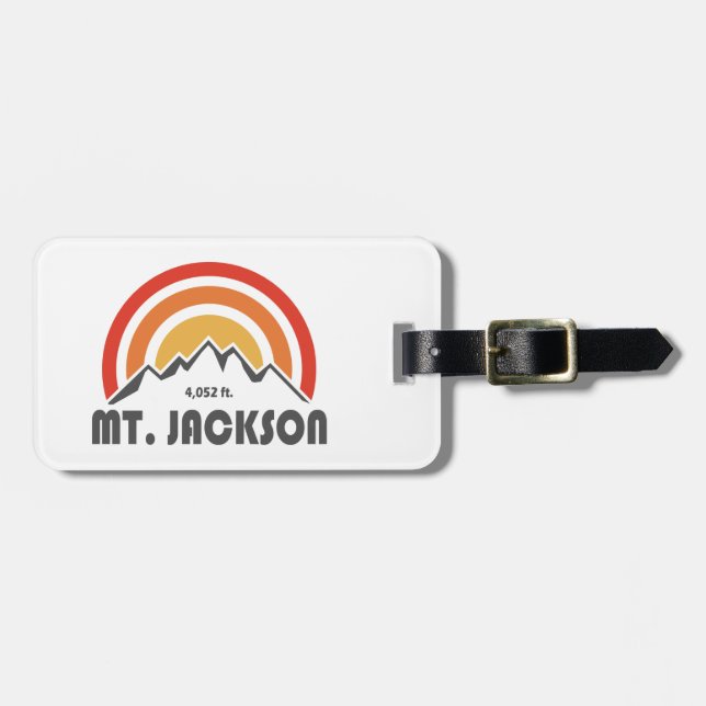 Mt. Jackson New Hampshire Luggage Tag (Front Horizontal)