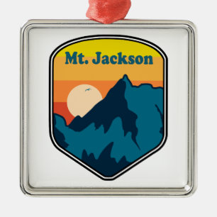 Mt. Jackson New Hampshire Sunrise Metal Tree Decoration
