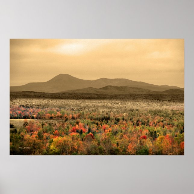 Mt. Katahdin Baxter State Park Maine Poster (Front)