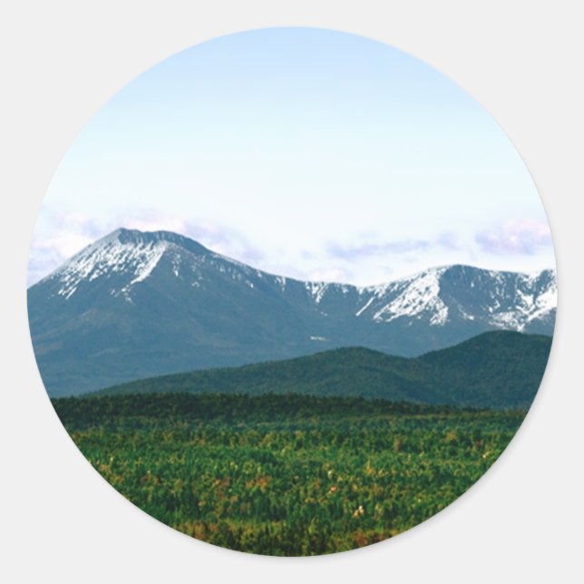 Mt. Katahdin Envelope Seal Stickers (Front)
