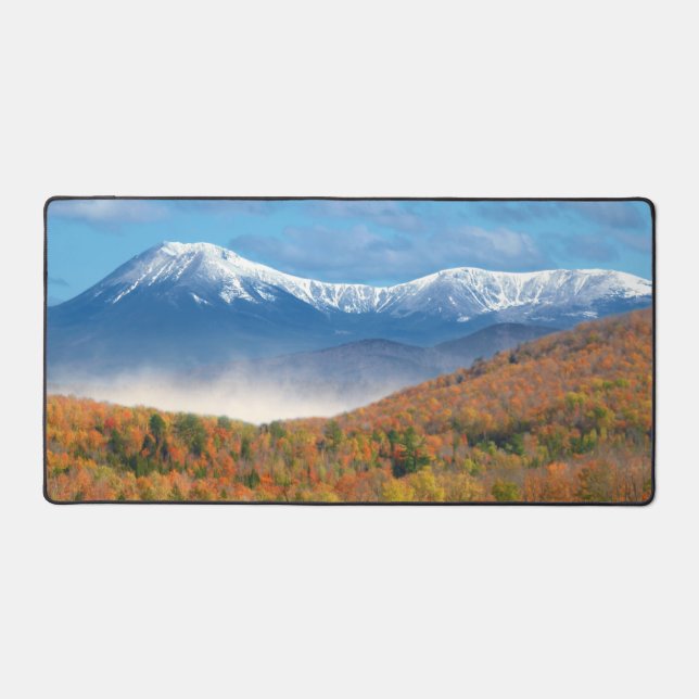 Mt Katahdin Maine Scenic Photo  Desk Mat (Front)