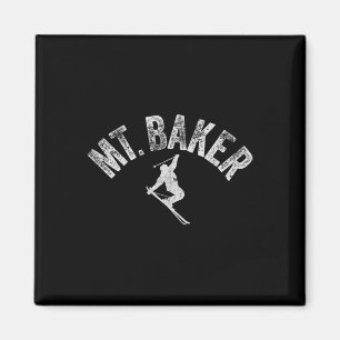 Mt Ker Ski Mount Ker Washington Skiing Cool Winter Magnet