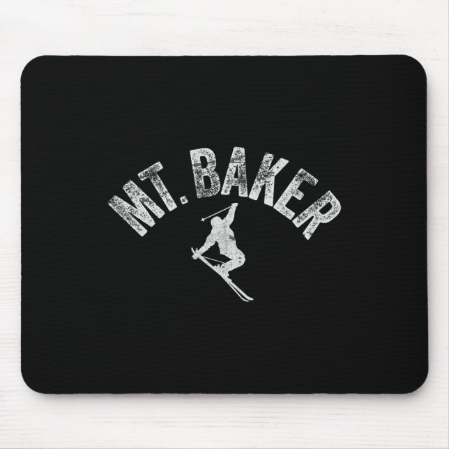 Mt Ker Ski Mount Ker Washington Skiing Cool Winter Mouse Pad (Front)