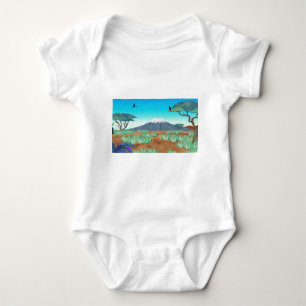 Mt Kilimanjaro Baby Bodysuit