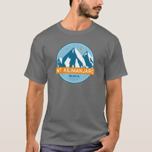 Mt Kilimanjaro Stars Moon retro T-Shirt