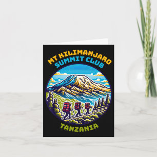 Mt Kilimanjaro Summit Club Tanzania Africa's Highe Card