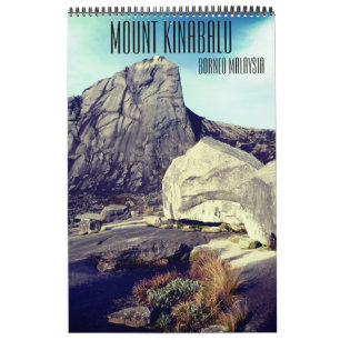 mt kinabalu borneo calendar