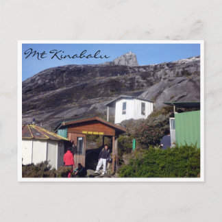 mt kinabalu checkpoint postcard