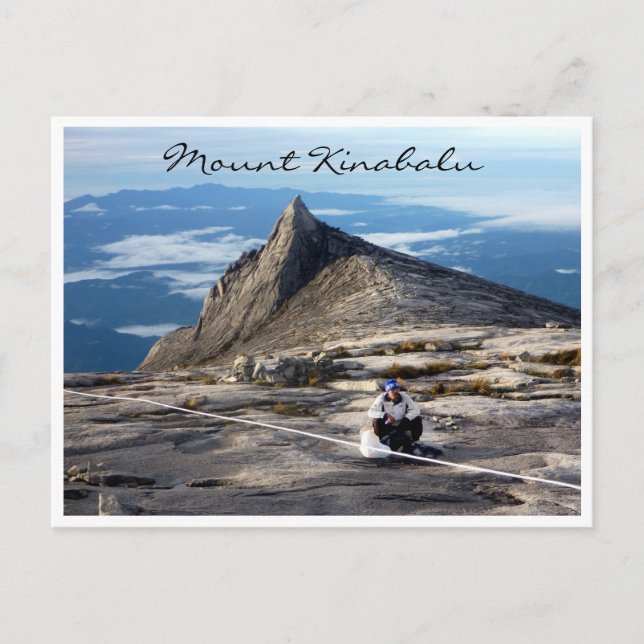 mt kinabalu local postcard (Front)