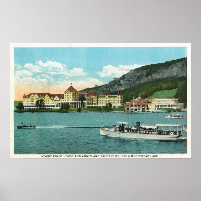 Mt Kineo House, Annexe, and Yacht Club Poster (Front)