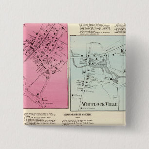 Mt Kisco, Katonah, Whitlock Ville, Bedford 15 Cm Square Badge