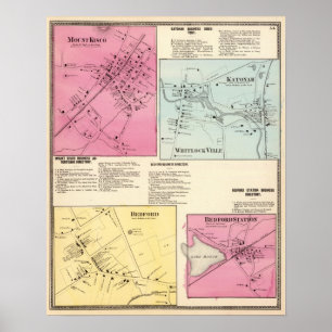 Mt Kisco, Katonah, Whitlock Ville, Bedford Poster