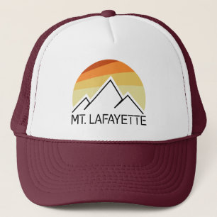 Mt. Lafayette New Hampshire Retro Trucker Hat