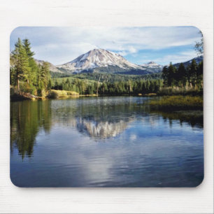 Mt. Lassen From Manzanita Lake Mouse Pad