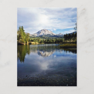Mt. Lassen From Manzanita Lake Postcard